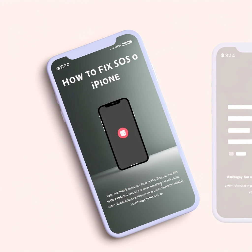 How to Fix SOS on iPhone